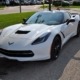 White Chevy Corvette Parked on Street - Chevrolet Performance Chips Increase Horsepower